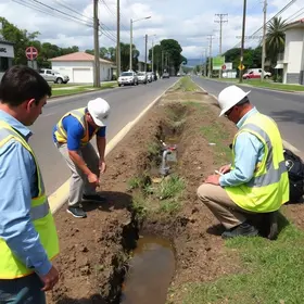 fiscalização de drenagem pluvial