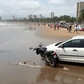 acidente em Guarujá