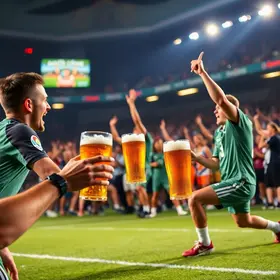 a cada gol, um chope