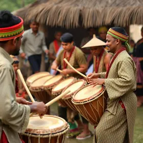vivência de tambores