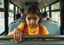 família de menina esquecida em ônibus