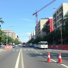 interdição Avenida Santo Amaro