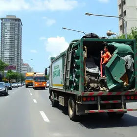 transporte de resíduos