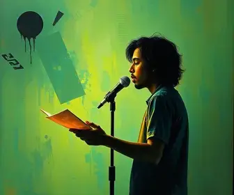 oficina de poesia com Sergio Vaz