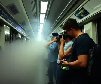 spray de pimenta no metrô de SP