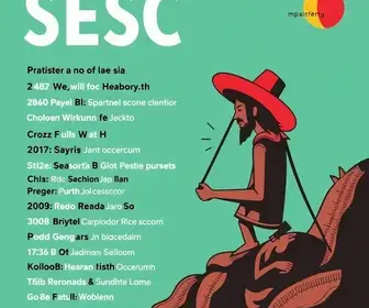 programação musical do Sesc Santo Amaro