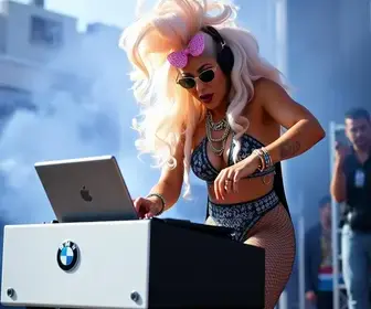 DJ Dani Brasil atropela morador de rua